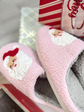 Fuzzy Holiday Slippers *final sale*