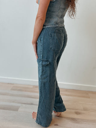 Rhoda Tencel Cargo Pants