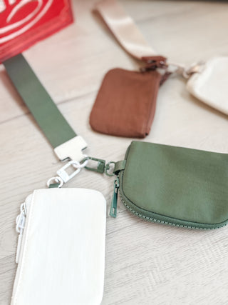 Dual Pouch Keychain Wristlet