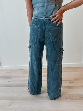 Rhoda Tencel Cargo Pants