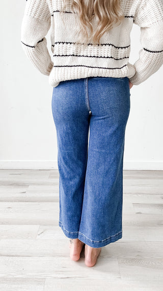 Risen TC Crop Wide Jeans
