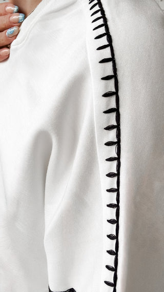 Wanda Contrast Stitch Sweatshirt