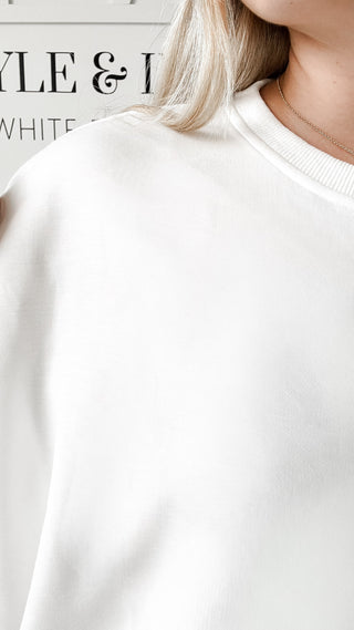Wanda Contrast Stitch Sweatshirt