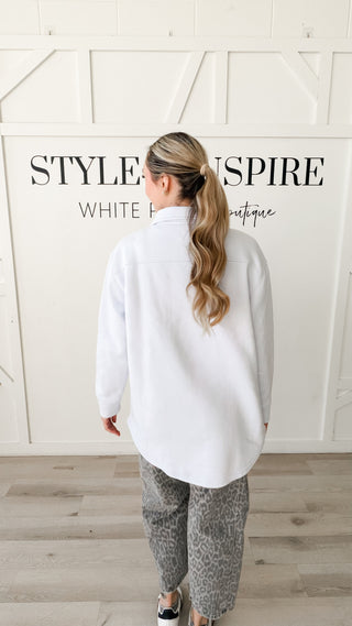 Caroline Front Snap Shacket