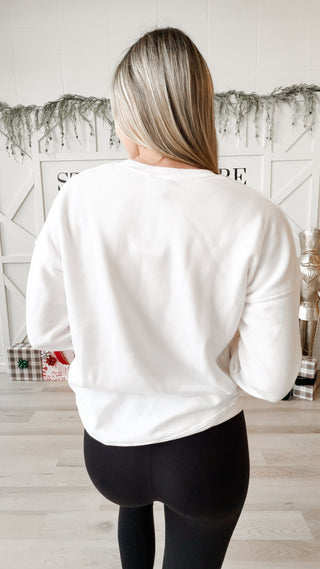 Merry Little Cocktail Graphic Sweatshirt *Final Sale*