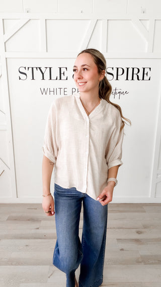 Sabrina 3/4 Sleeve Top