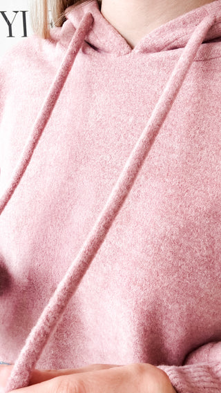 Karmen Brushed Hooded Top