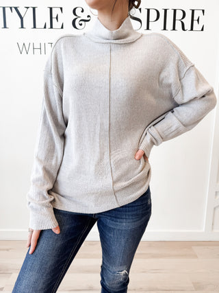 Renae Ribbed Turtleneck Sweater