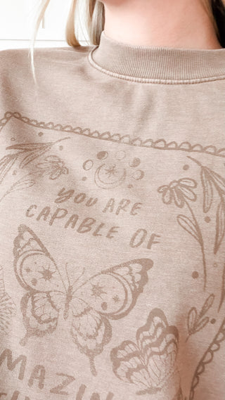 Amazing Things Graphic Sweatshirt *Final Sale*