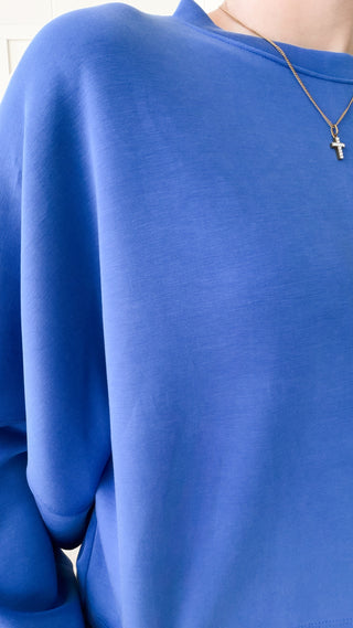 Alana Cropped Dolman Modal Top