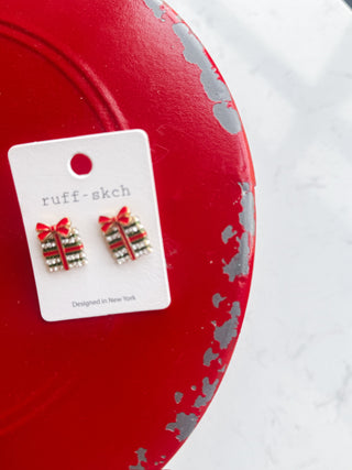 Holiday Gift Stud Earrings. *Final Sale*