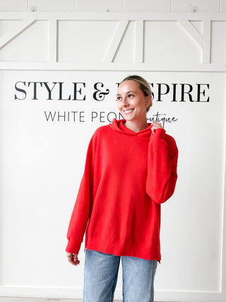 Karinna Cloudy Knit Hoodie