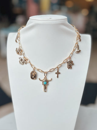 Western Charm Necklace. *Final Sale*