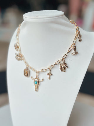 Western Charm Necklace. *Final Sale*