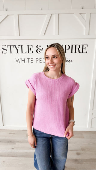 Jillian Short Sleeve Sweater