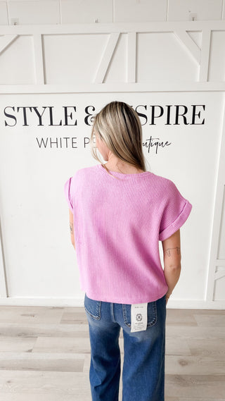 Jillian Short Sleeve Sweater