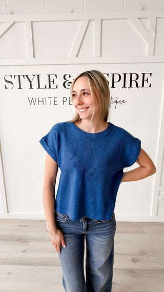Jillian Short Sleeve Sweater