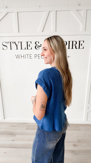 Jillian Short Sleeve Sweater