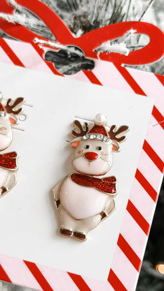 Reindeer Holiday Earrings  *Final Sale*