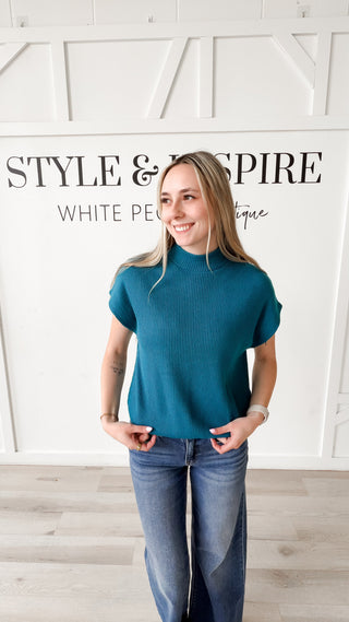 Estelle Mock Neck Top