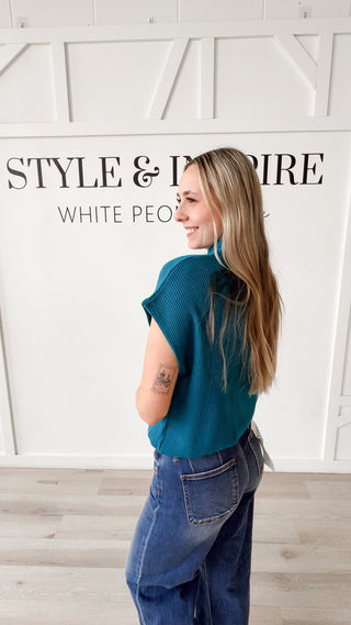 Estelle Mock Neck Top