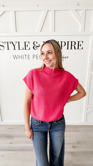 Estelle Mock Neck Top