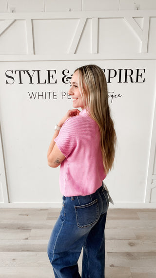 Estelle Mock Neck Top