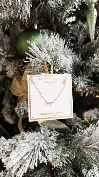 Bow Station Necklace. *Final Sale*