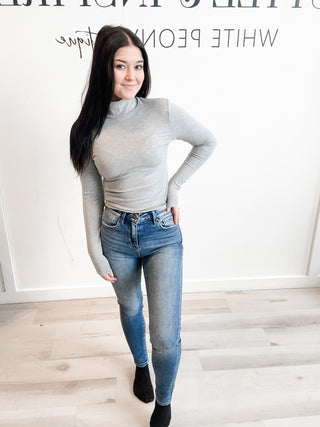 Keira Micro Ribbed LS Turtleneck *FINAL SALE*