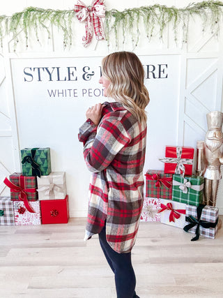 Emmy Check Flannel Shacket