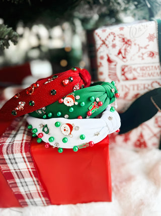 Christmas Knitted Headbands. *Final Sale*