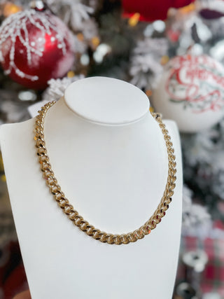 Chunky 10mm Curb Necklace  *Final Sale*