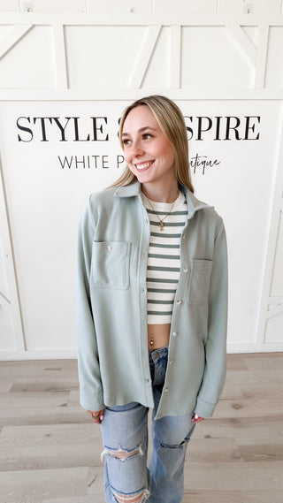 Renata Ultra-Soft Relaxed Button-Up Top
