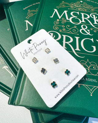 Clover Stud Earring Set. *Final Sale*