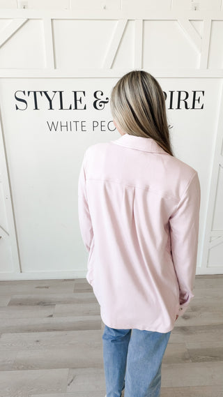 Renata Ultra-Soft Relaxed Button-Up Top