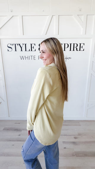 Renata Ultra-Soft Relaxed Button-Up Top