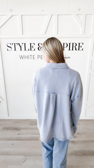 Kaitlyn Oversized Button Up Shacket