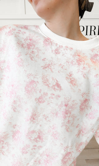 Jenna Floral French Terry Sweatshirt