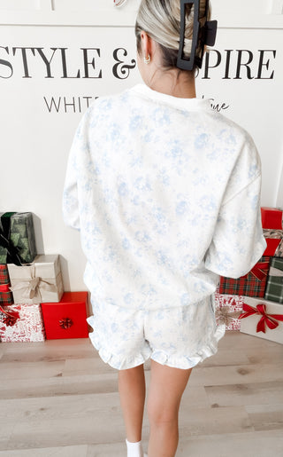 Jenna Floral French Terry Sweatshirt