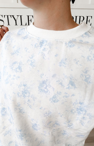 Jenna Floral French Terry Sweatshirt