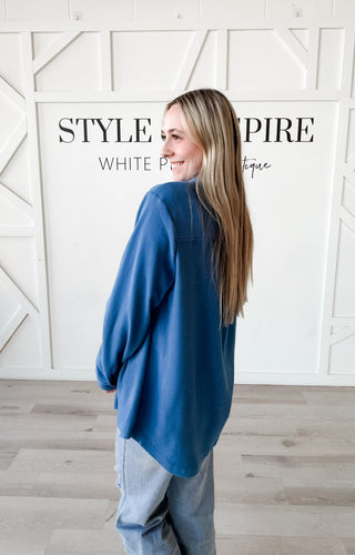 Renata Ultra-Soft Relaxed Button-Up Top