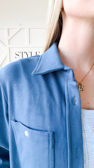 Renata Ultra-Soft Relaxed Button-Up Top