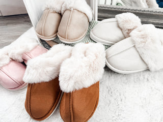 Fluffy House Slippers. *Final Sale*