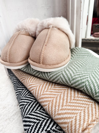 Fluffy House Slippers. *Final Sale*