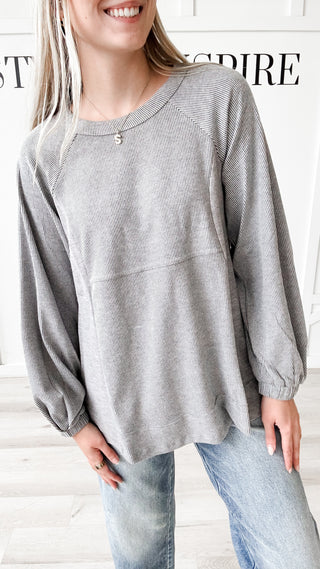 Reilly Pleat Sleeve Top