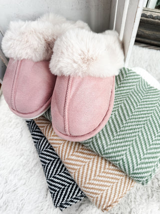 Fluffy House Slippers. *Final Sale*