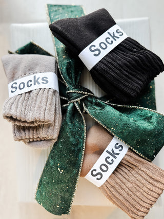 Thick Crew Socks. *Final Sale*