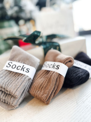 Thick Crew Socks. *Final Sale*