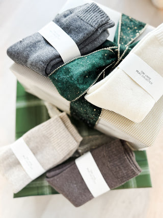 Thermal Fleece-Lined Crew Socks. *Final Sale*