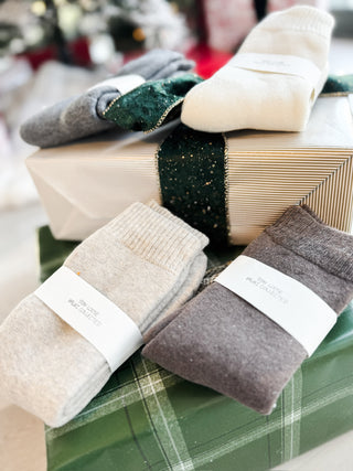 Thermal Fleece-Lined Crew Socks. *Final Sale*